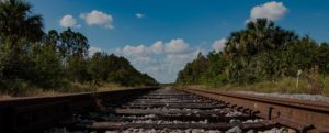 Venture Further railroad tracks