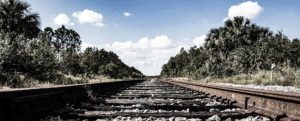 Venture Further railroad tracks